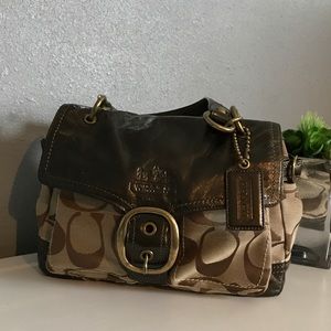 Coach Brown/Bronze Handbag
